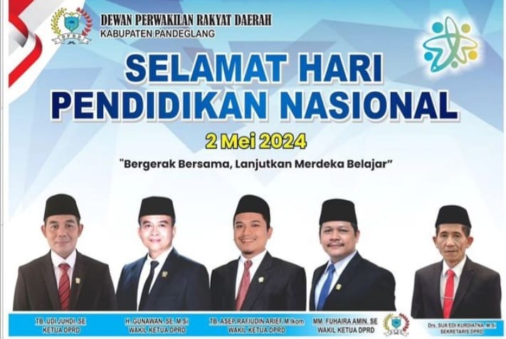 Pimpinan DPRD Kabupaten Pandeglang Mengucapkan….