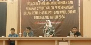 KPU Pandeglang Gelar Sosialisasi Tata Cara Pemenuhan Dukungan Dan Sebaran Syarat Calon Perseorangan Dalam Pemilihan Bupati Dan Wakil Bupati Tahun 2024