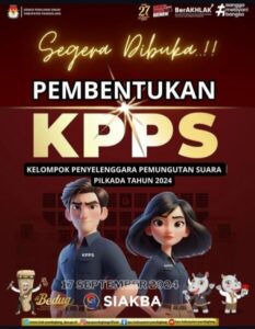 KPU Kabupaten Pandeglang Membuka Pembentukan KPPS Pilkada Tahun 2024